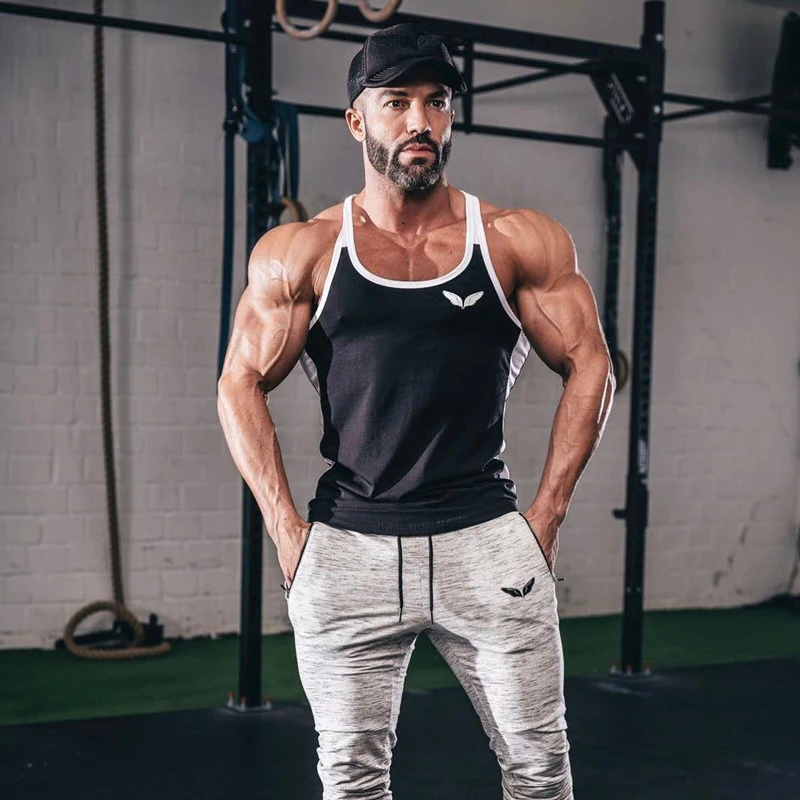 Gyms Tank Top Men t shirt-8