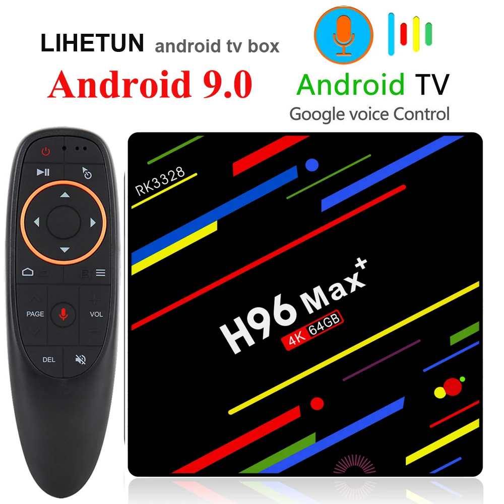 2019 H96 MAX Plus Smart Android 9 0 tv Box 2G 4 GB Ram 32 64 Rom Rockchip RK3328 K H.265 USB3.0 BT4.0 медиаплеер с интерфейсом