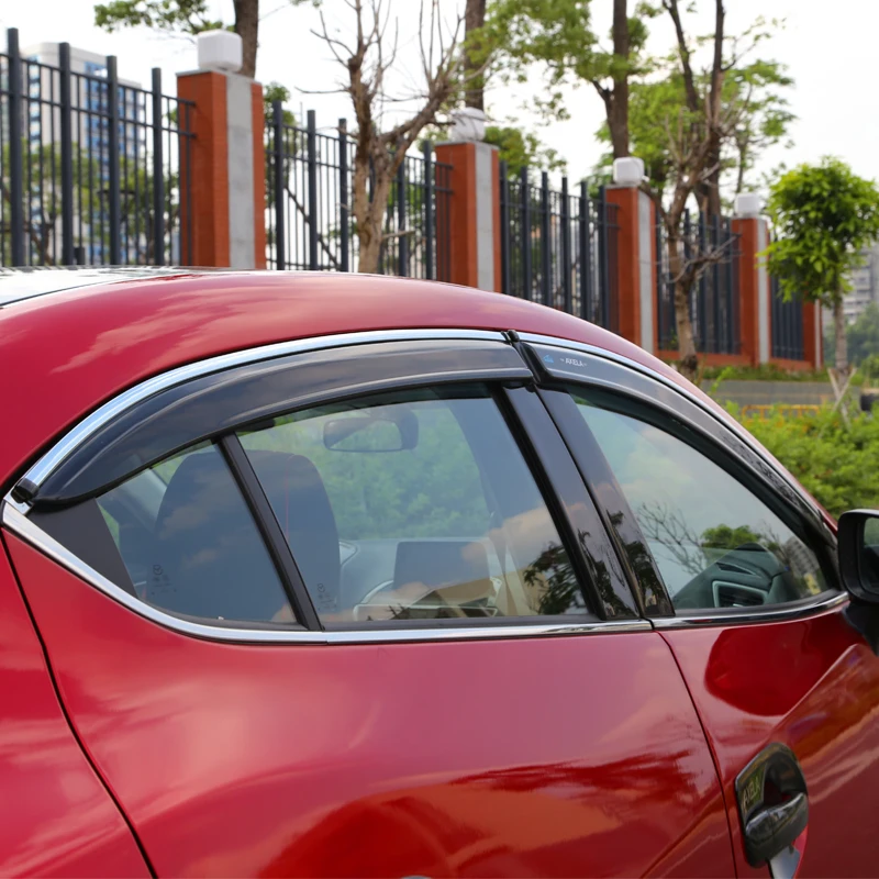Для Mazda 3 axela 2014 2017 автомобильный Стайлинг навесы укрытия оконные козырьки защита