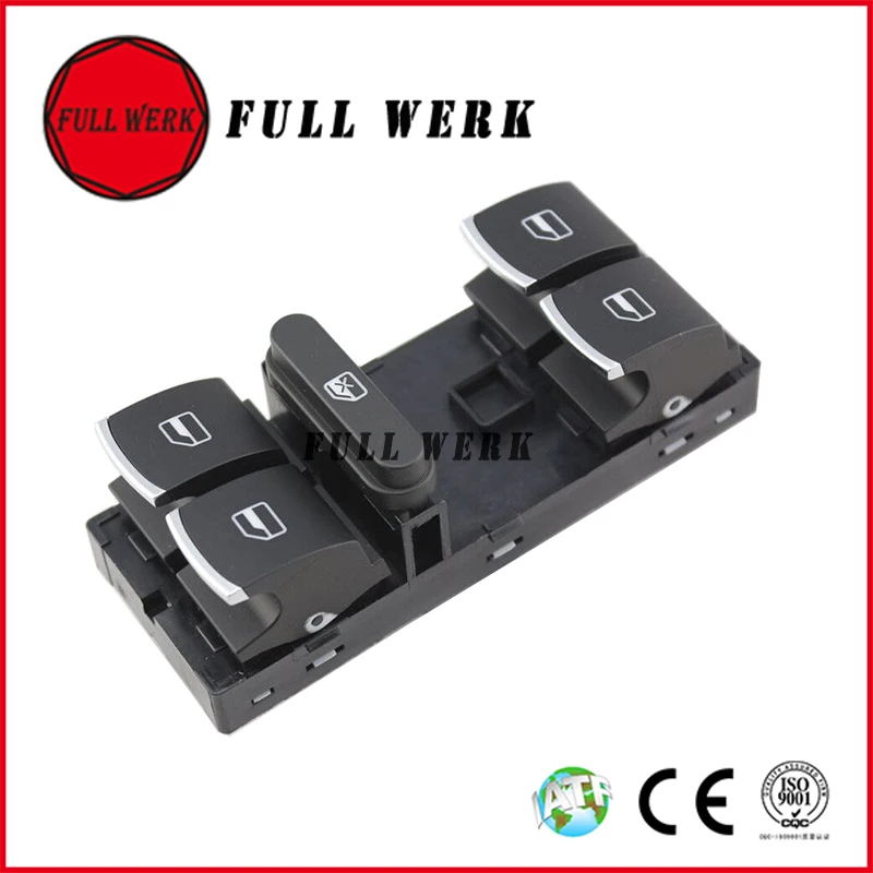 

1pc Chrome Car Window Lifter Switch 5ND 959 857 for VW Sagitar Jetta A5 MK5 Golf A6 Passat B6 Touran Tiguan Caddy Accessory