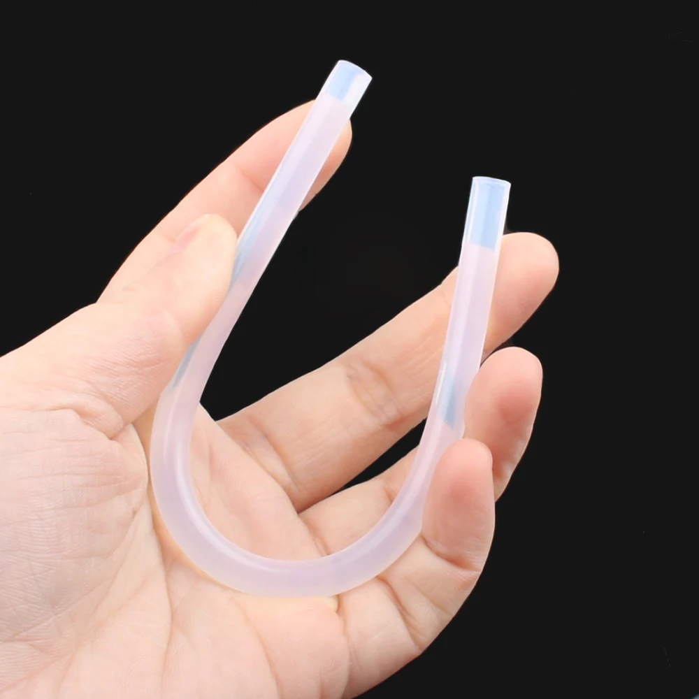 10pcs 5*180mm diamter Transparent hot melt glue stick hair ring fixed home DIY hair accessories glue sticks use for glue gun