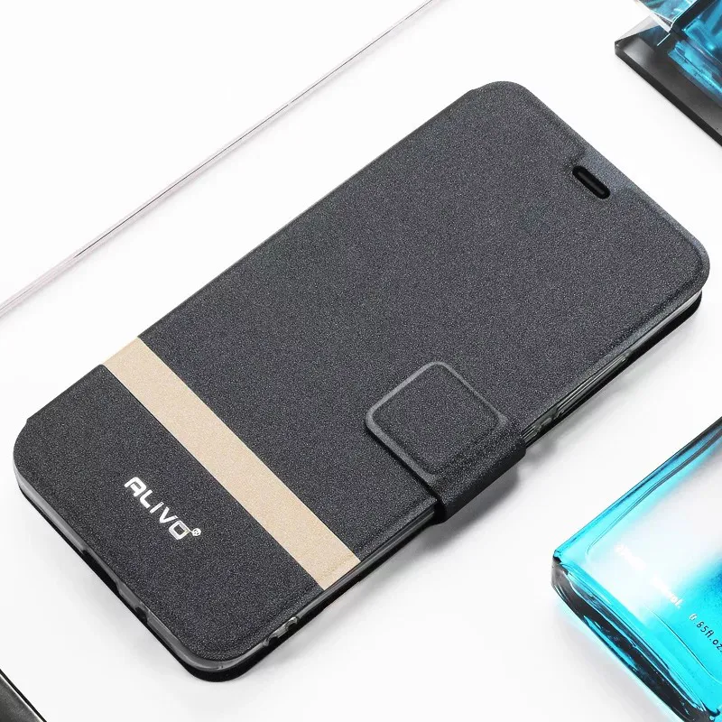 

For Honor 9 Lite Case Micro Frosted Flip Phone Bag For Honor 9 Case Full Protection PU Leather Kickstand Cover For Honor 9N Play