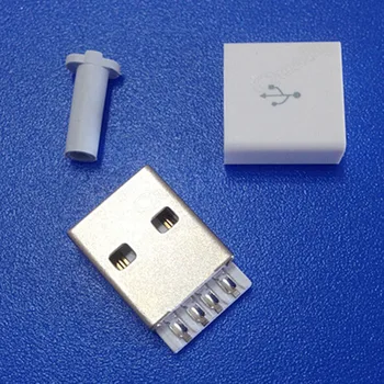 

50pcs MICRO USB 5 Pin Male Socket Five Behind The Front Five Solder Type Data Cable Plug Connector