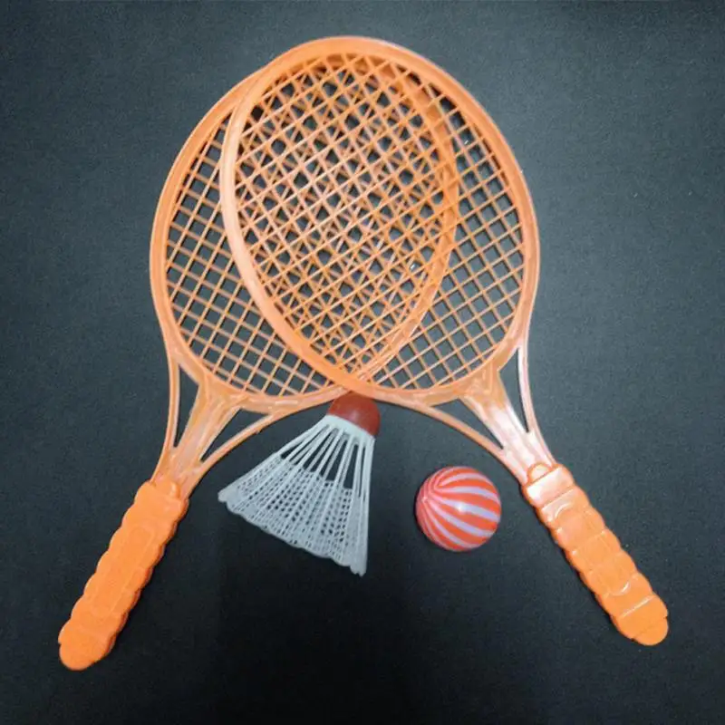

2018 NEW HOT 1 Pair Novelty Kid Baby Outdoor Sports Badminton Tennis Set Racket Parent-child Sport Educational Toys