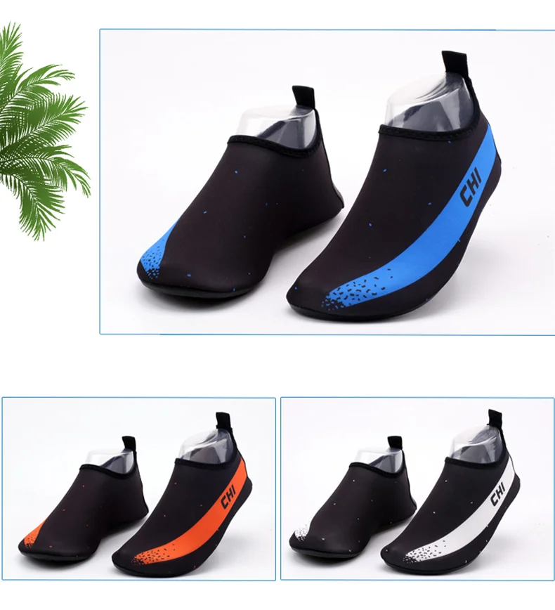 1 (14)Men Women Air Mesh Breathable Water Sport Surfing Diving Non Slip Sea Beach Aqua Shoes Swimming Upstream Non-Slip Shoes