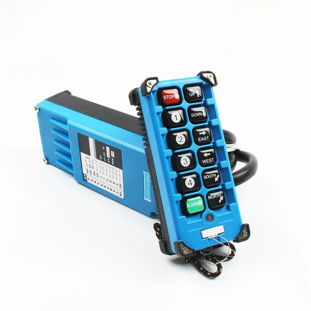 Telecomando Wireless Per Gru Industriale - Portata 100m, IP68, Con Pulsante Emergenza, 24V CC - Foto 6