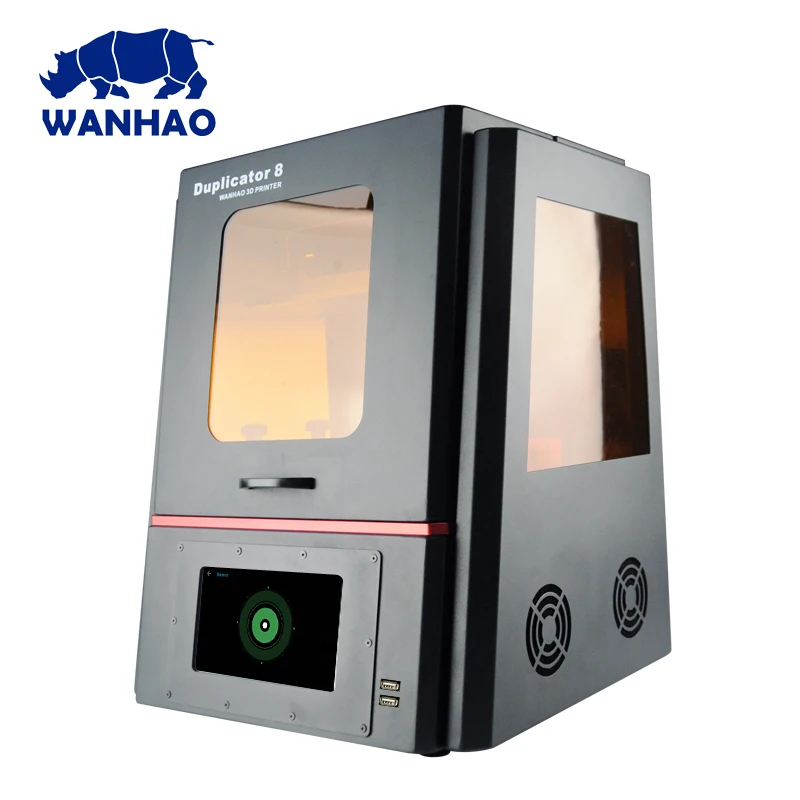 WANHAO D8 Высокоточный 3D DLP принтер Смола принтер, принтер для стоматологические украшения с Wi-Fi