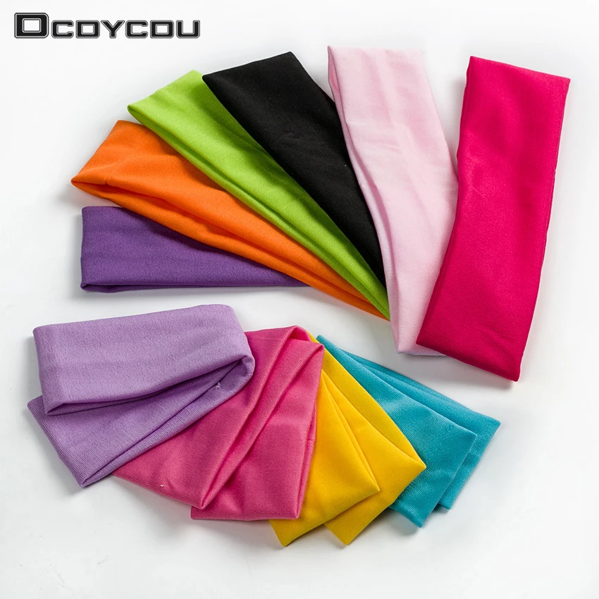 1PC Fashion Style Absorbing Sweat Headband Candy Color Hair Band Popular Hair Accessories for Women headbands for women Hair Accessories