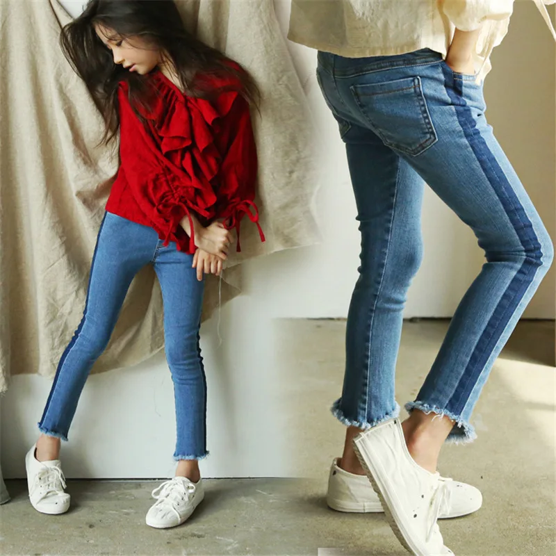 striped jeans for girl