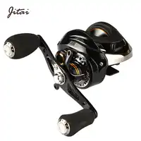 JITAI 12+1BB Fishing Reel Bait Casting 13 Ball Bearings Fishing Coils Magnetic Brake System Deep Spool Left Right Handed Reels