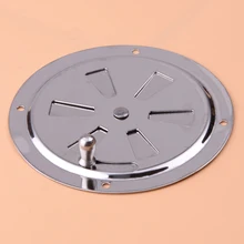 CITALL морской 4 дюймов Серебряный вентиляционное отверстие Нержавеющая сталь Лодка Круглый жалюзи крышка вентилятора для RV