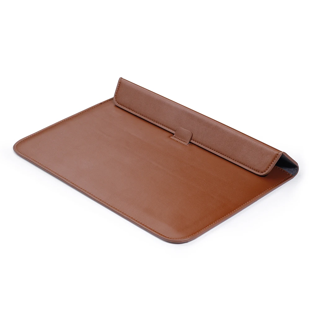 For macbook pro 13 sleeve Solid PU envelope leather laptop sleeve,for macbook pro 13 sleeve 2017 Air retina 11 13 15 A1706 A1707 (9)