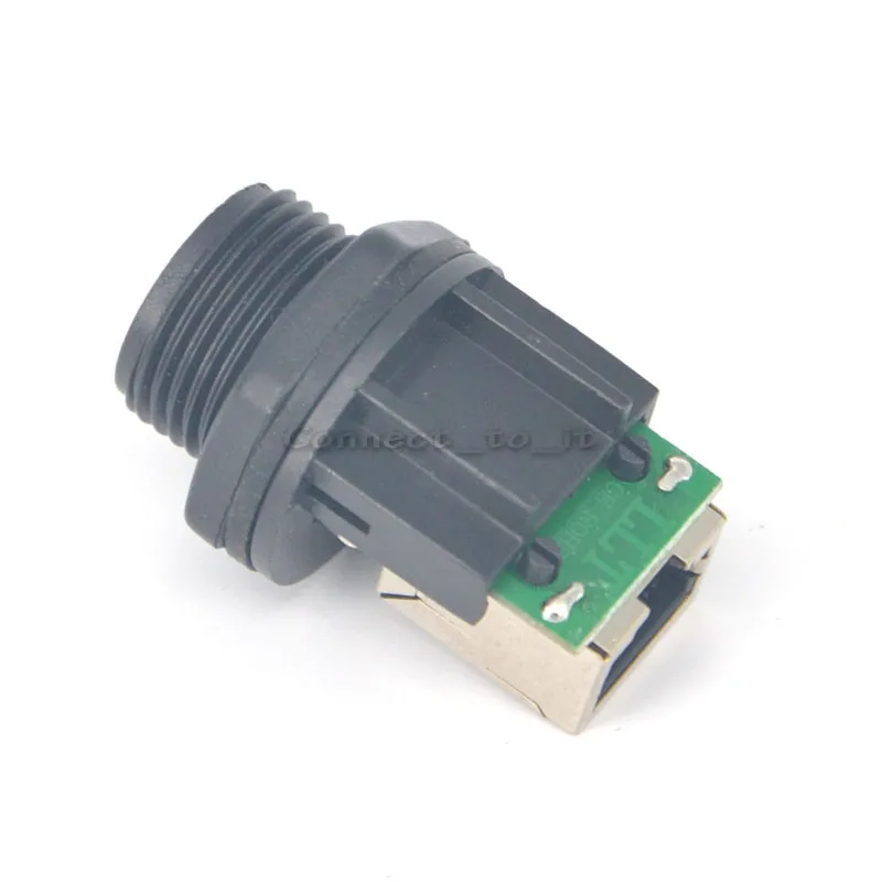 Панельное крепление RJ45 для гнезда IP68 водонепроницаемые соединители проводов