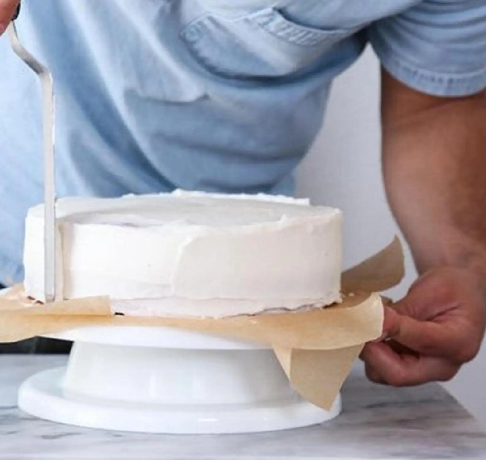 Форма для выпечки торта монтажный поворотный стол шпатель скребки наборы DIY с противоскользящим кольцом