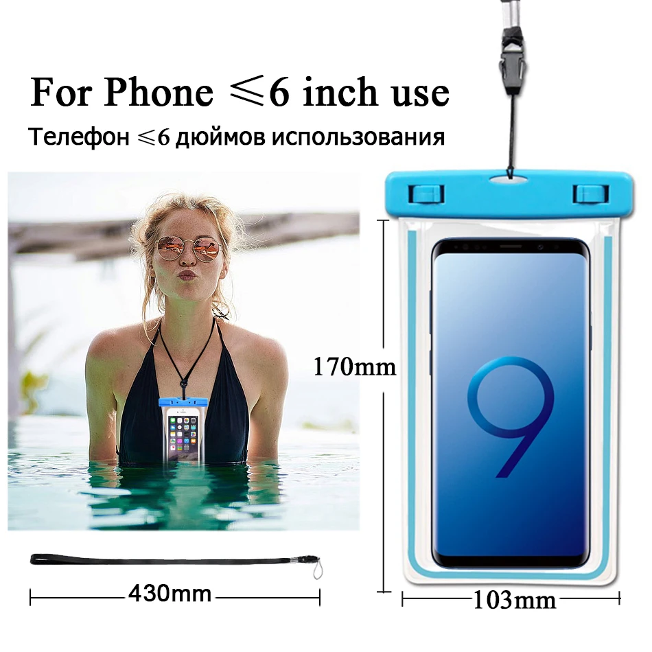 Водонепроницаемый чехол для телефона сотового камеры samsung galaxy note 9 8 7 Sumsung S10 S9 S8 S7 J7