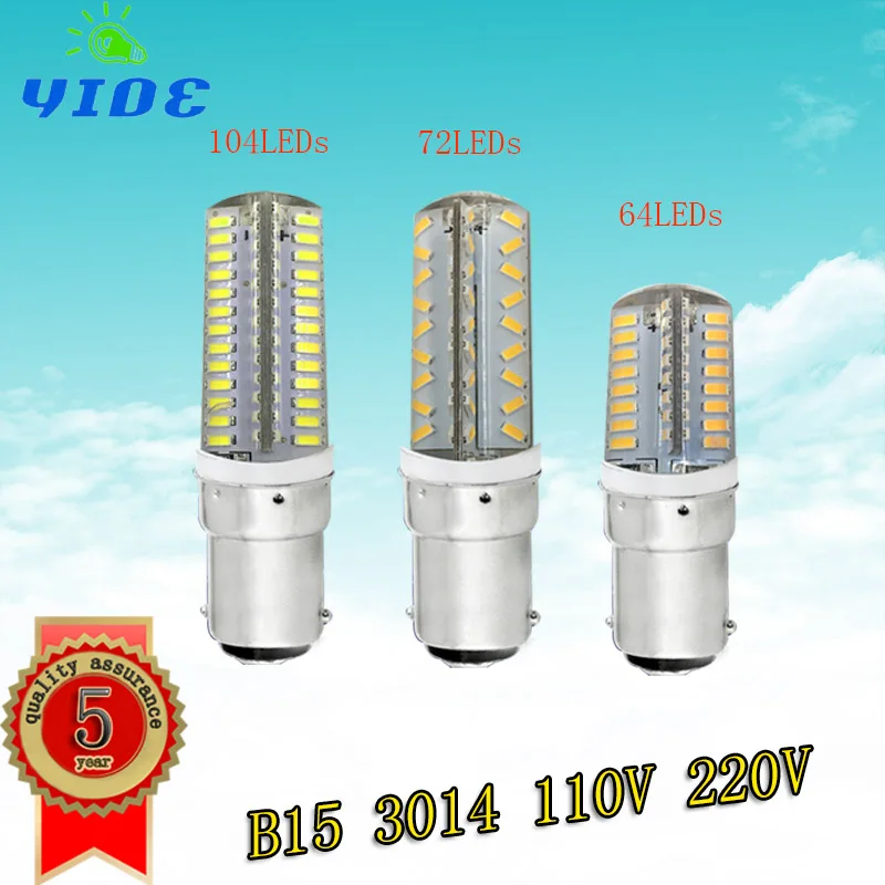 Yioe Высокое качество светодиодные G9 G4 E12 E14 B15 Светодиодная лампа Crystal Light 110 В 220