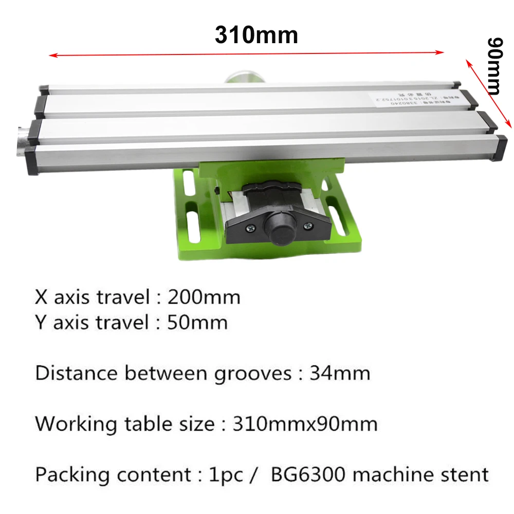 1PC Mini Multifunction BG6300 Bench Vise Fixture Drill Milling Machine Compound Table Adjustment Worktable