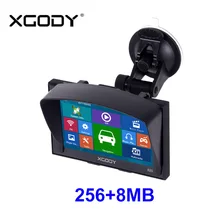 Xgody gps-навигации 5 дюймов для и грузовых автомобилей 256 м + 8 gbmb fm Sat Nav навигатор Навител Россия дополнительно жизни обновлен Географические карты Бесплатная