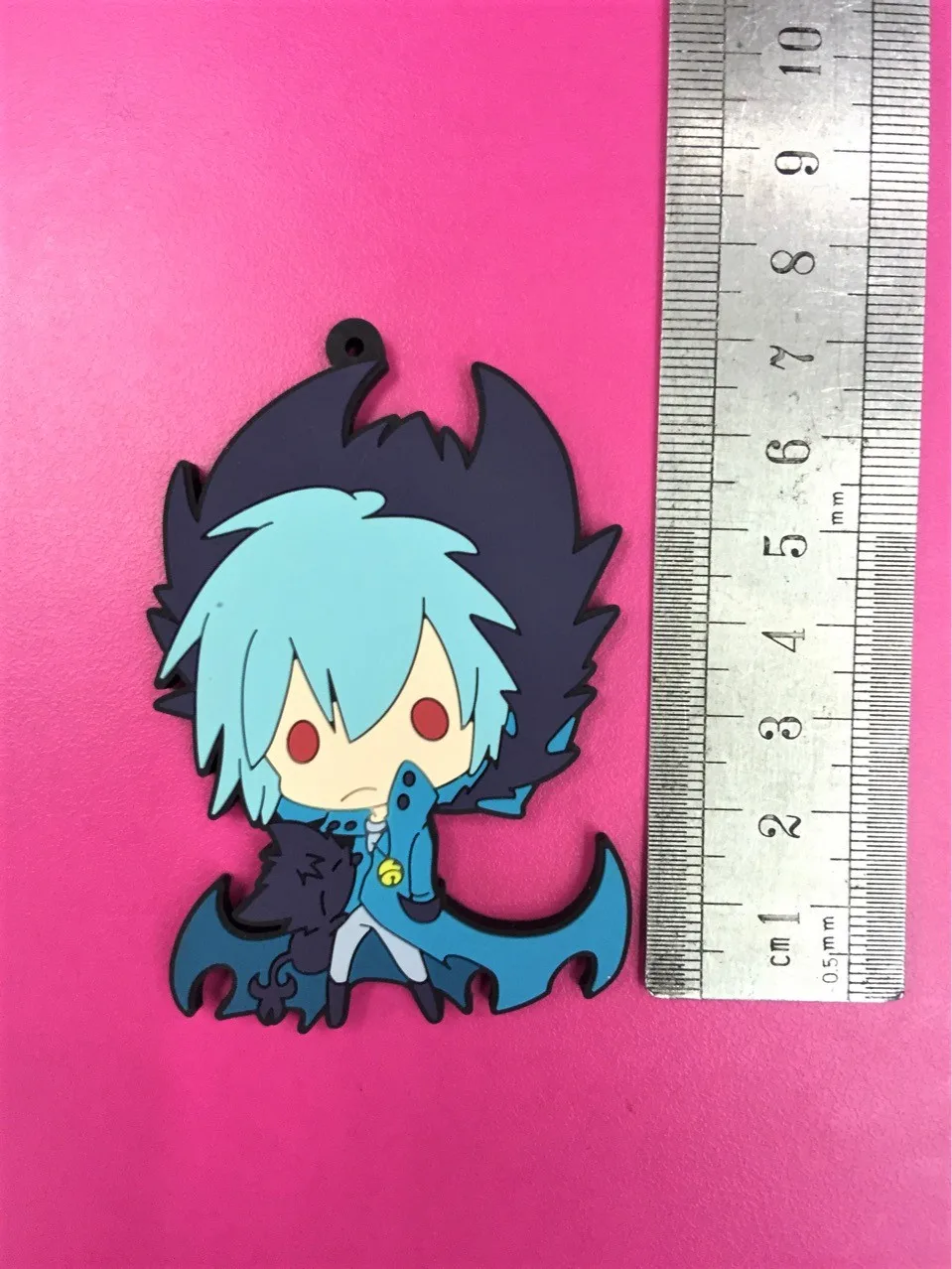 G535 Servamp аниме брелок вампир MAHIRU KURO Снежная Лилия JEJE HYDE Резиновый Ремешок/талисманы для мобильного телефона