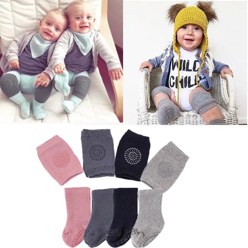 

Anti-Slip Soft Warm Baby Socks Durable Crawling Elbow Cushion Kneecap Kneelet Knee Pad Newborn Socks