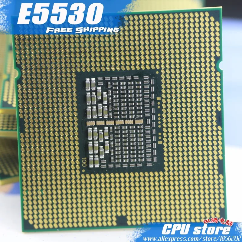 Процессор Intel Xeon E5530 cpu/2,4 ГГц/LGA1366/8 Мб кэш L3/четырехъядерный/серверный cpu, есть, ЦП E5540