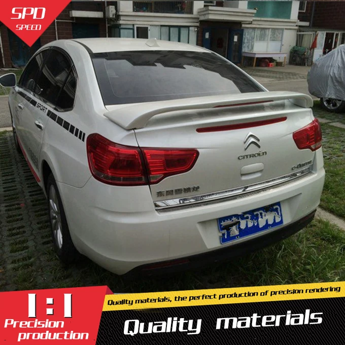 Us 216 46 Offfor Citroen C Quatre C4 Spoiler Abs Material Car Rear Wing Primer Color Rear Spoiler For Citroen C Quatre C4 Spoiler 2012 2016 In