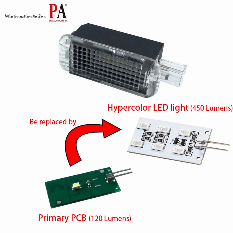 PA светодиодный 2 шт. x PCB модуль светильник 5630 6SMD осветительных приборов для ног