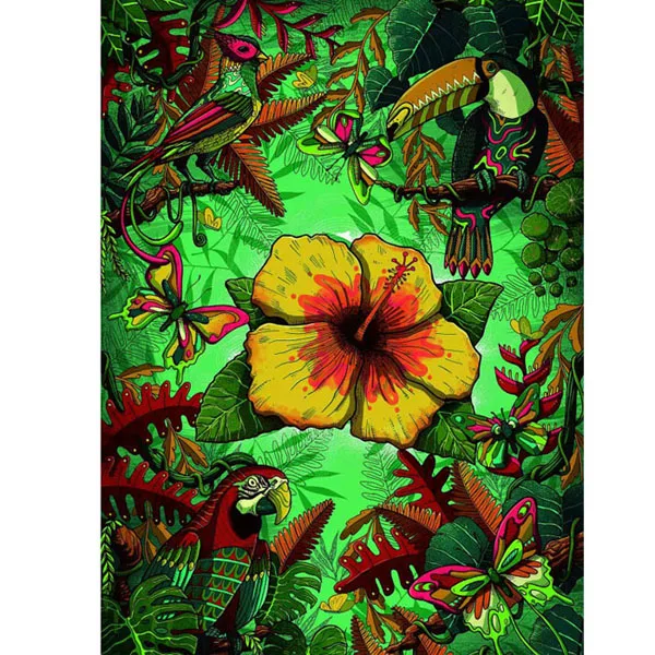 Wooden Jigsaw Puzzles 500 pieces 2D hard Jigsaws For Children Kids Toys