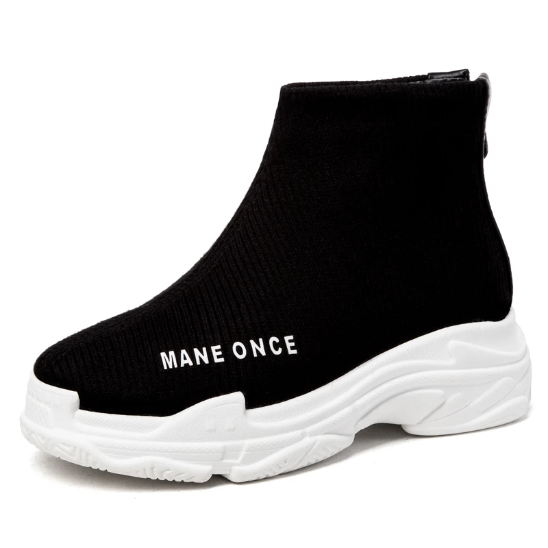 Knöchel Neue Frauen Kurze Herbst Outdoor Warm Mode Winter Modische Schwarzes weiß Schuhe Stiefel Qzyerai Warme FaXq0dxd