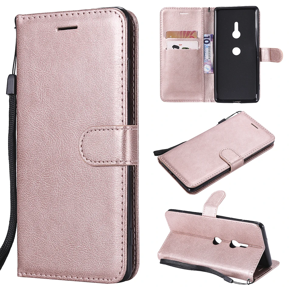 pouch phone Leather Flip Wallet Case For Sony Xperia 10 iii 5 1 II XA2 XA1 XA Ultra XZ3 XZ2 Premium XZ1 Compact XZ E5 E6 L1 L2 L3 L4 Cover pouch mobile