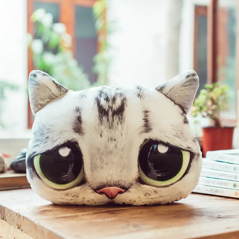 3D печать моделирование кошка Подушки Детские Диван Подушки украсить сиамская кошка плюшевые игрушки для нее девочек мягкие Кот рабский Кукольный дом