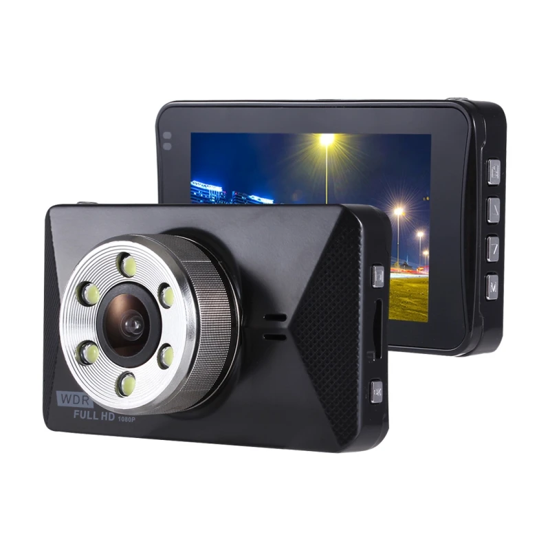 

3.0 inch Support Night Vision / Motion Detection / TF Card / HDMI Wide Angle 170 Degrees LCD HD 1080P T105S Car DVR dash camera