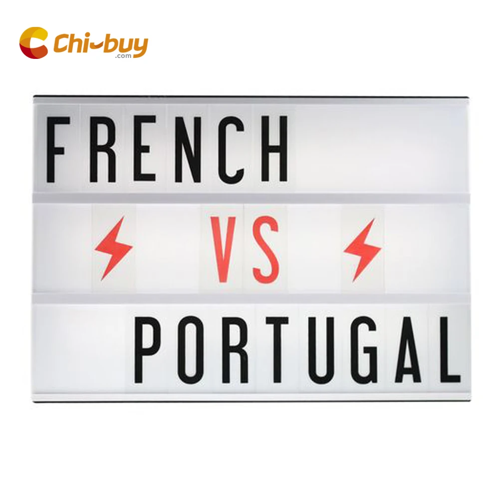 

CHIBUY A3 Size Cinematic Lightbox Battery powered and DC port Energized mode Acrylic LED cinema light box