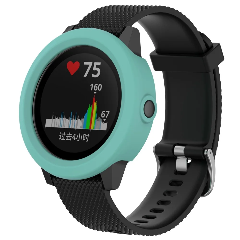 Силиконовой резины рукава крышка Защитный чехол для Garmin Vivoactive 3 Чехлы для часов для Garmin Vivoactive3 Shell Чехол