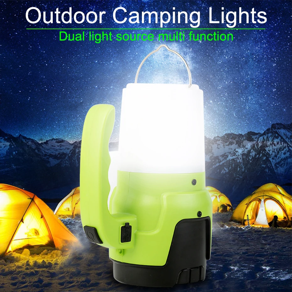 USB Перезаряжаемый светодиодный фонарик высокой мощности на открытом воздухе