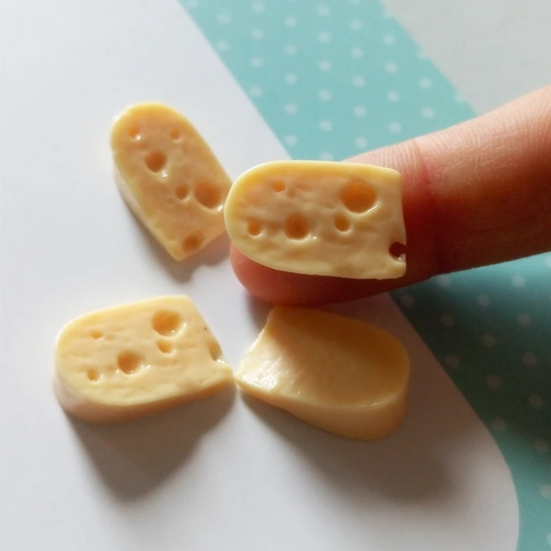 Resin cabochon Cheese Flatback