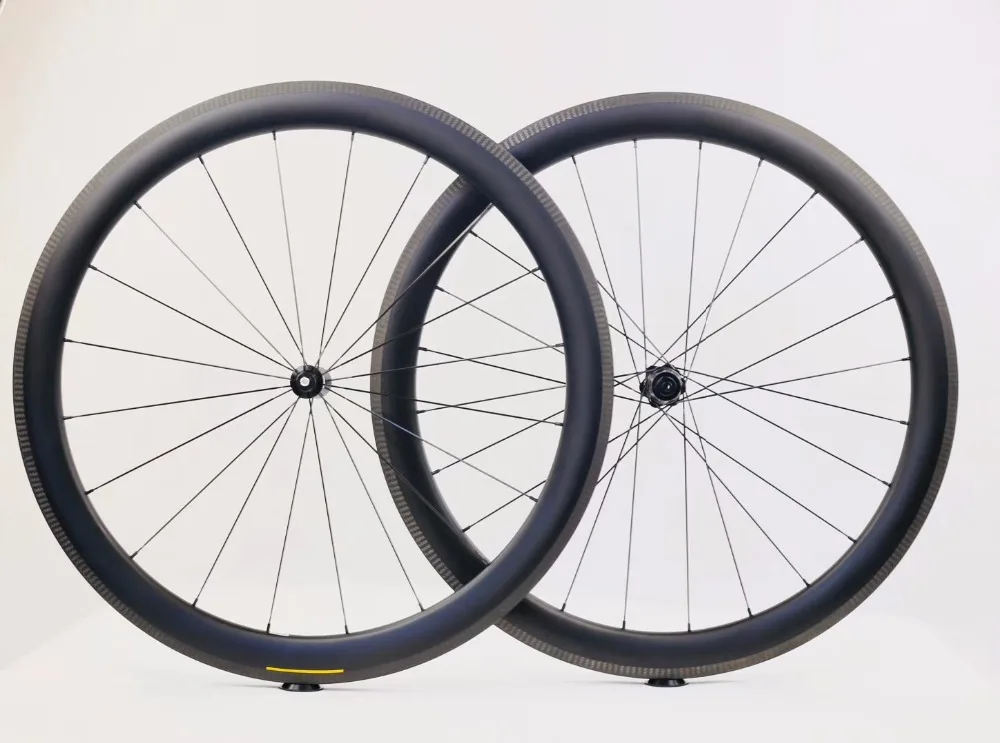 

50mm Deep Carbon Wheelset U-Shape 25mm Wide Road Wheels Reflective painting Carbon Wheels Road Bike Cycle Wheelset 38/45/50/60
