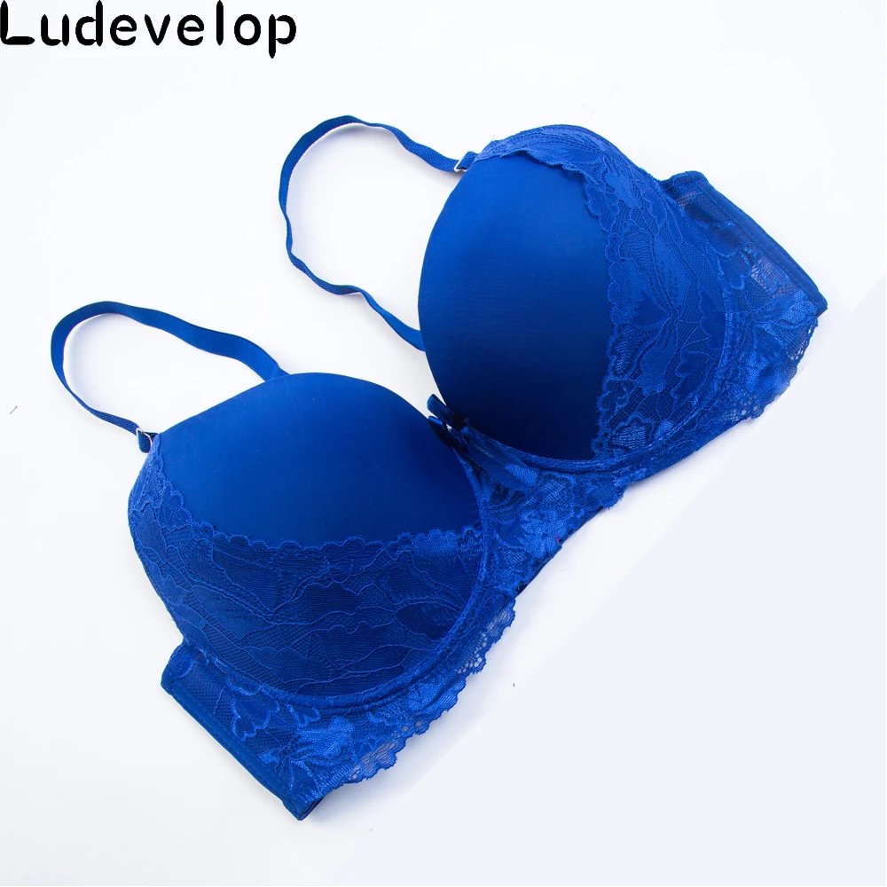 Intimates Women Lace Bra Bras For Women Plus Size 36-44 CDE Cup Bra Push Up Shaping Large Cup Underwear Black Red 7 Colors
