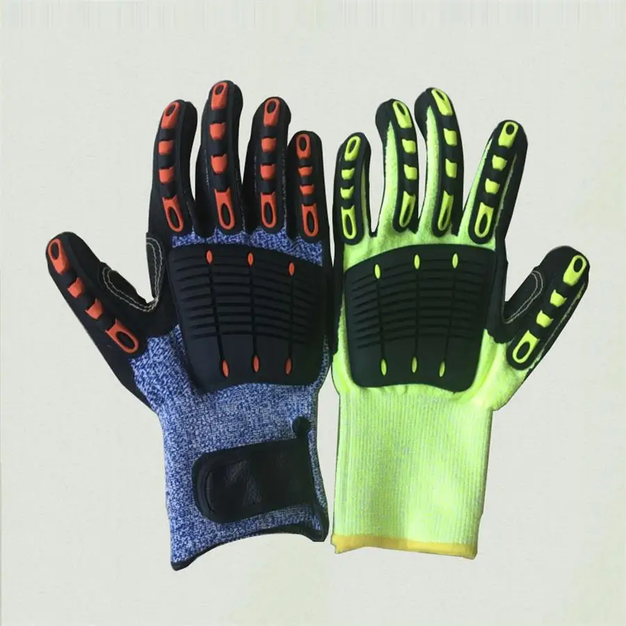 Good Quality Anti Impact Mechanic Gloves Anti Vibration Working