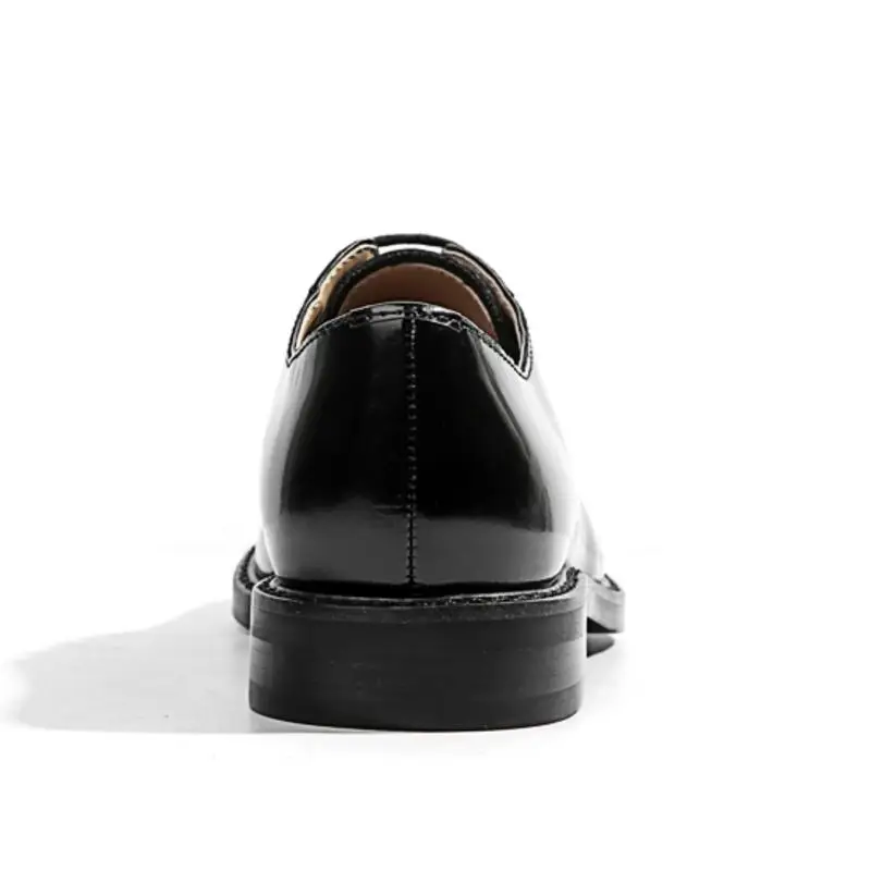 Kemekiss Cuir Women'shoes Mode Véritable Bout Rond Chaussures Dames Étudiants Femme Simple Vacances Noir Lacent Appartements En 29DHIYWE