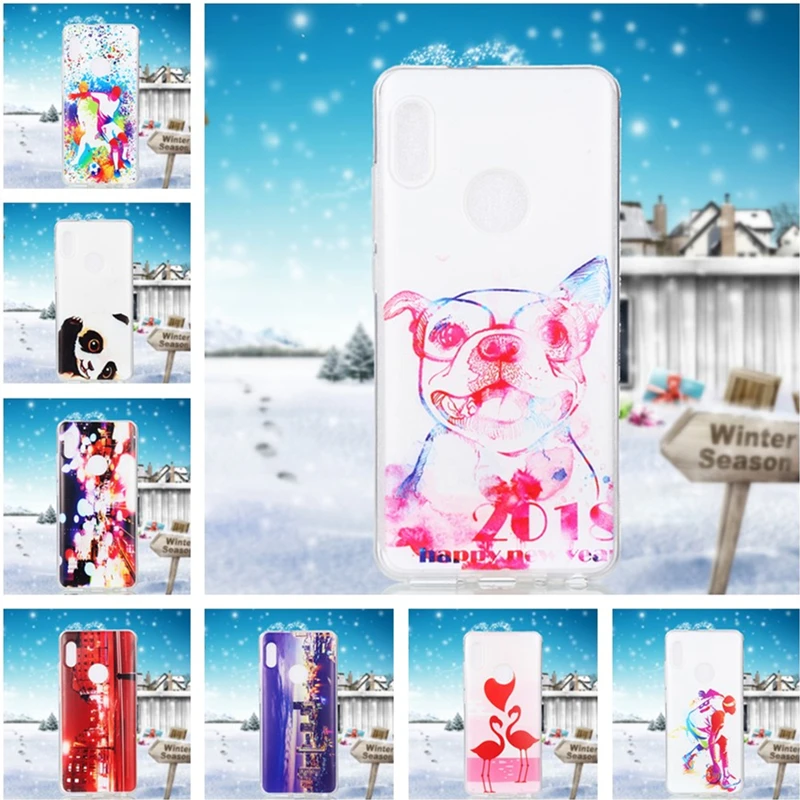 

HATOLY For Cover Xiaomi Redmi Note 5 Case Global Cute Cartoon Soft Silicone Rubber Phone Case For Xiaomi Redmi Note 5 Case 5.99