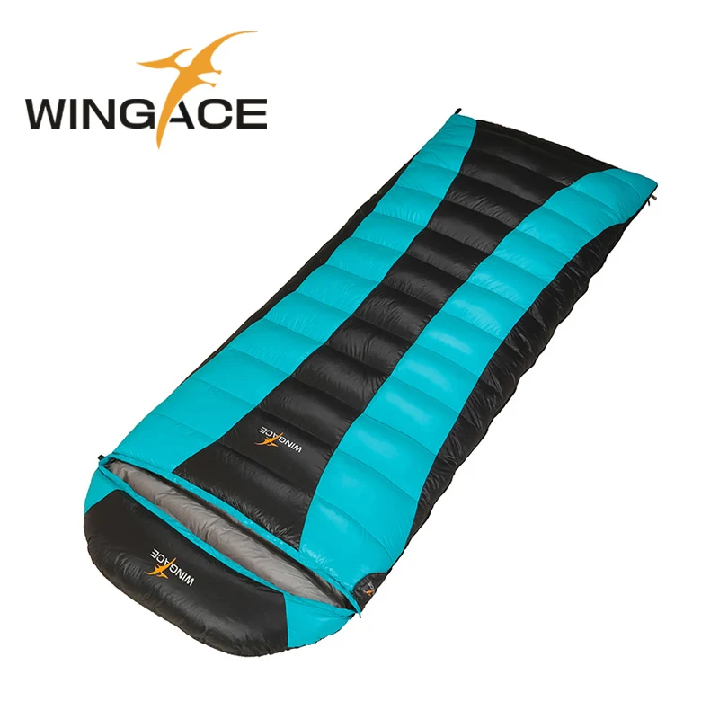 WINGACE Fill, 600 г, 1000 г, спальный мешок на утином пуху, Сверхлегкий, большой размер, весна-осень, для кемпинга, туризма, конверт, спальный мешок для путешествий