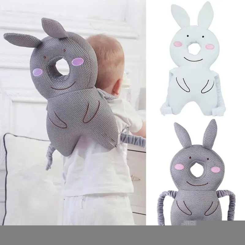 

Baby Headrest Pillow Head Protection Backpack Cute Rabbit Ears Toddler Nursing Drop Resistance Cushion Child Head Protection Pad