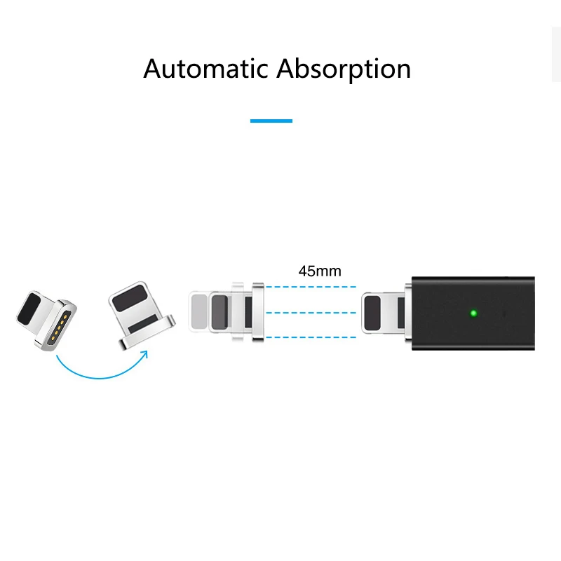 2 й Micro USB Магнитный зарядный кабель адаптер для iPhone 5 5S 6 S 7 8 X Plus мобильный телефон