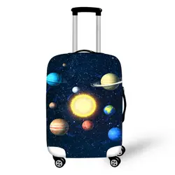 Космический Принт дорожные аксессуары для чемодана Защитные Чехлы 18-30 дюймов эластичный багажный чехол для пыли Чехол растягивающийся