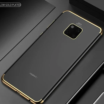 

For Huawei Mate 20 20Pro Case Soft Silicone Slim plating transparent Protect Back cover case For huawi mate 20 pro phone shell