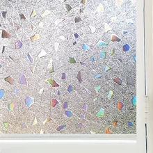 3D лазерная декоративная оконная пленка, стеклянная наклейка, самоклеющаяся Электростатическая виниловая теплопередача, спальня, домашний декор для дверей