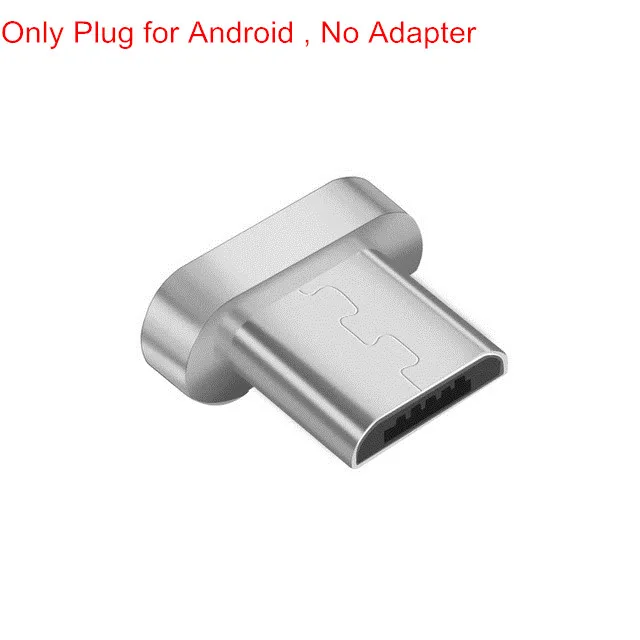 Магнитный Micro usb адаптер Vanniso для Xiaomi Oneplus USB C разъем для зарядки samsung huawei USB конвертер магнит Тип C - Цвет: Only Plug forAndroid