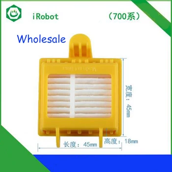 

50pcs/lot Vacuum Cleaner Parts Replacement AeroVac HEPA Filter For Irobot Roomba 700 Series 760 770 780 790 Vacuum Cleaner