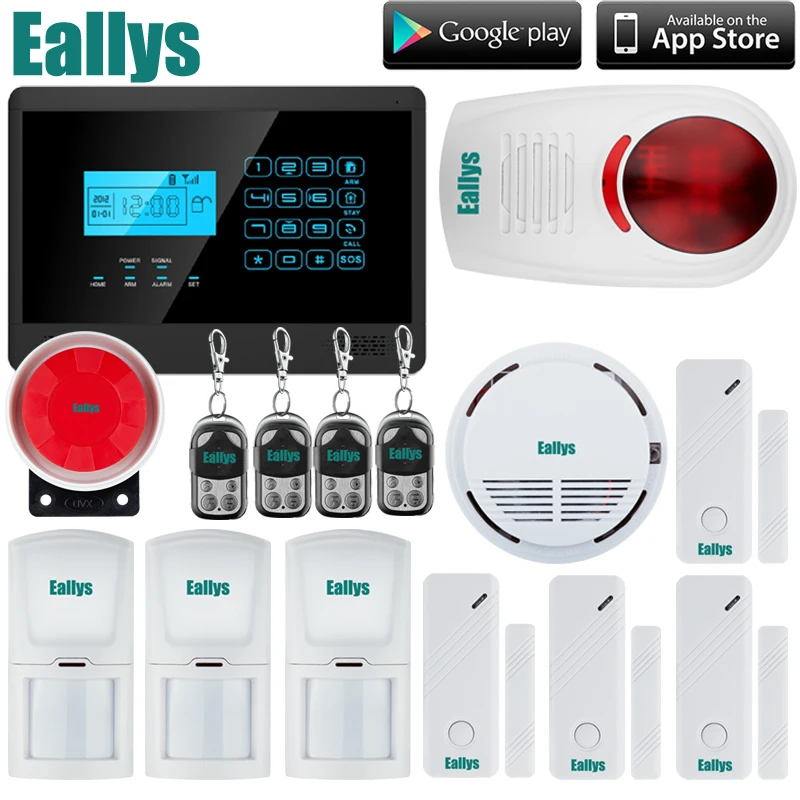 Free Shipping LCD Security Wireless GSM Autodial House Office Burglar